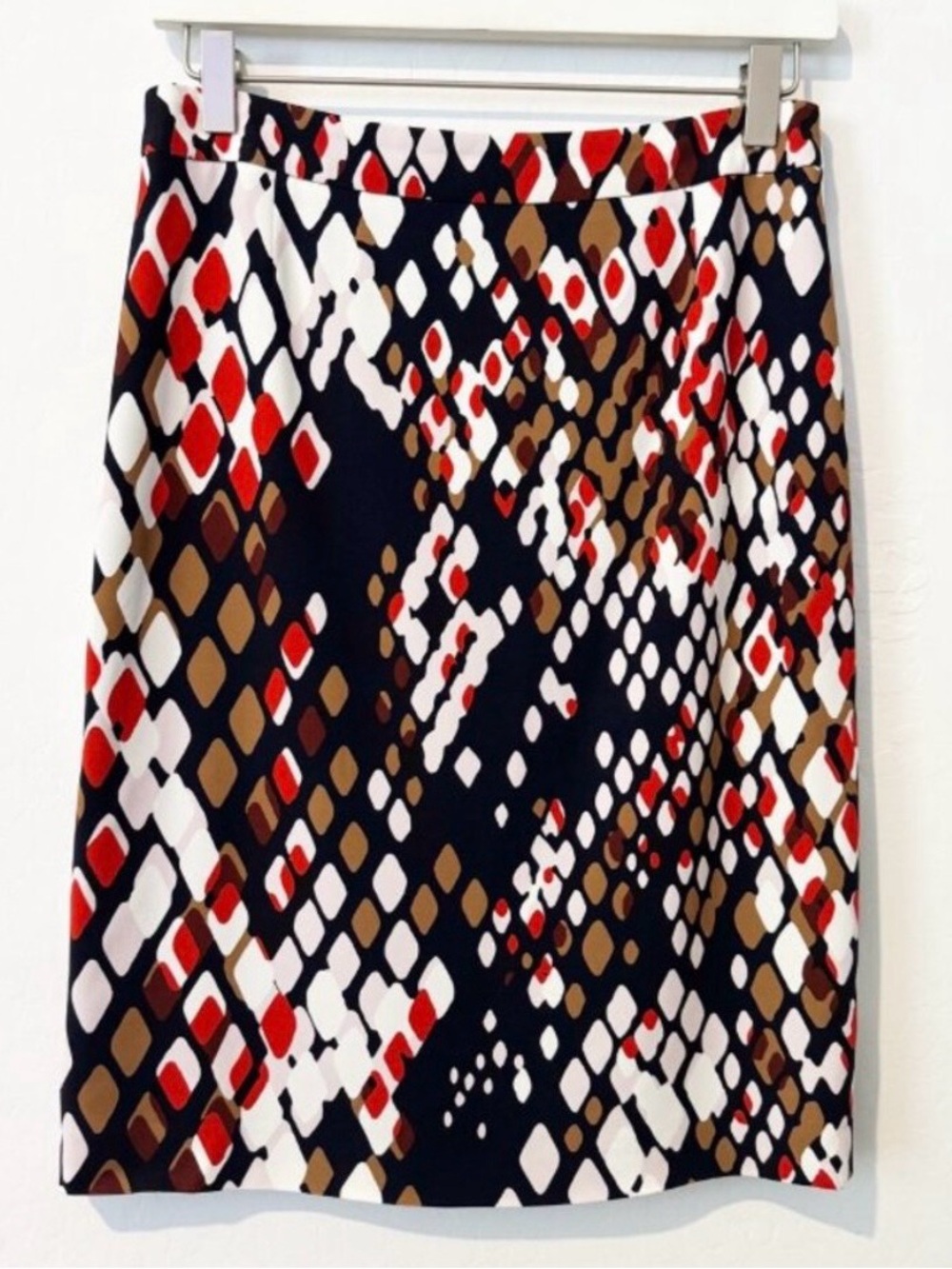 Hugo Boss Vilea Skirt 4 Viscose Corporatecore Quiet Luxury Geometric Pencil Chic